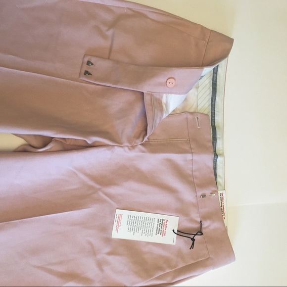 Express Editor Pink Flare Crop Pants - Picture 7 of 7